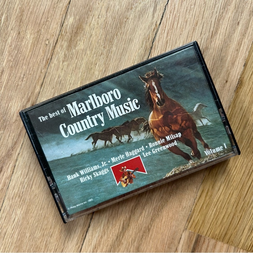 VINTAGE 80s Marlboro Country Music Audio Cassette Tape